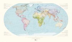 Countries of the World Map Fine Art Print